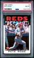 1986 TOPPS 1 PETE ROSE PSA 8 - front