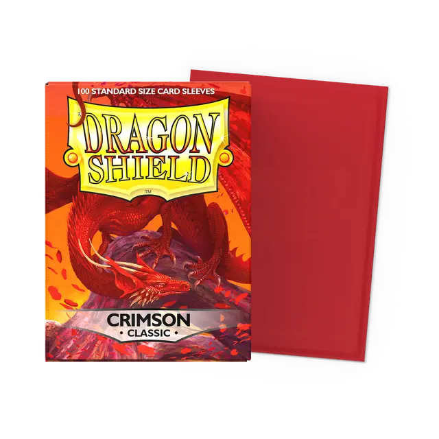 Dragon Shield Sleeves - Classic Crimson