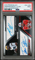 Panini 2025 Prizm Black Bryce Underwood/Tavien St. Clair DA-QB3 Dual Auto PSA 9
