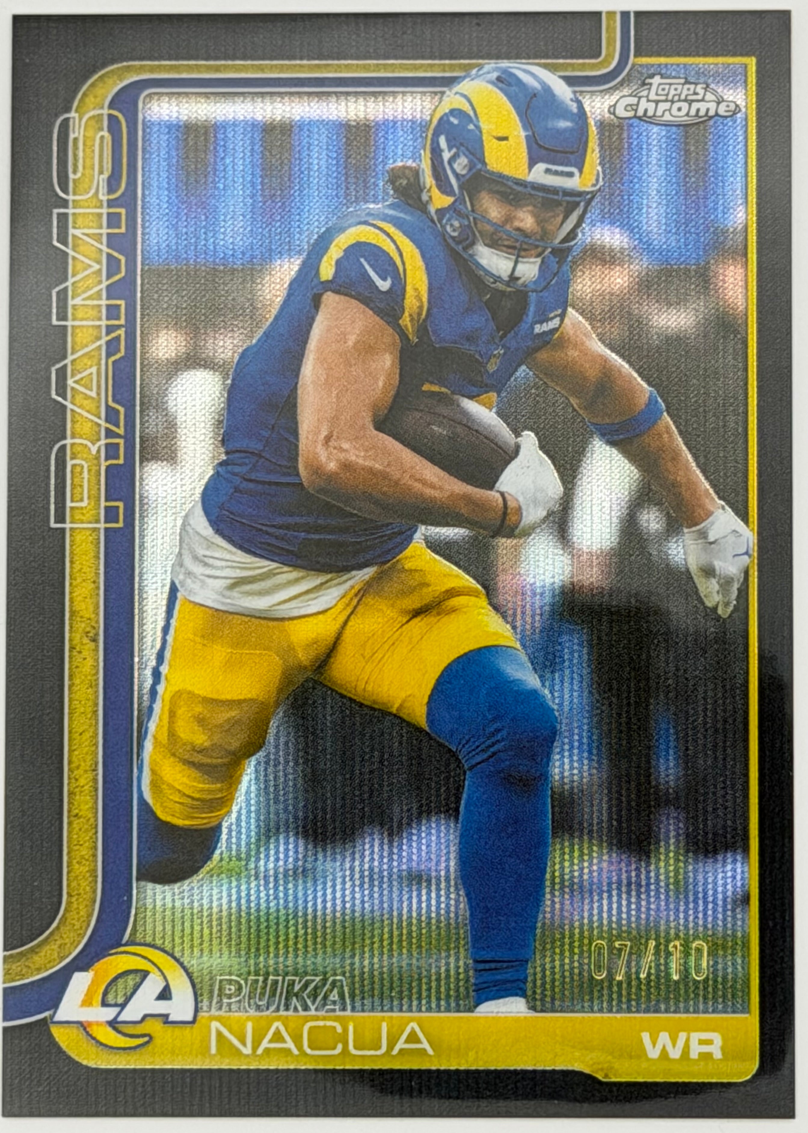 2025 Topps Chrome Puka Nacua Black Refractor /10