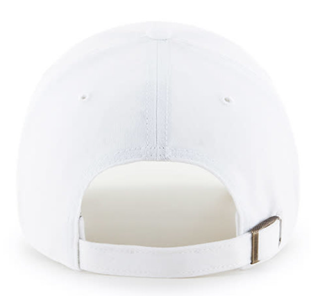 Denver Broncos White Miata 47 Clean Up Strapback Hat