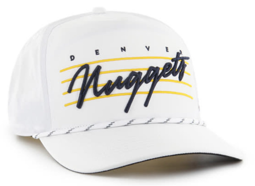 Denver Nuggets White Downburst 47 Hitch Hat