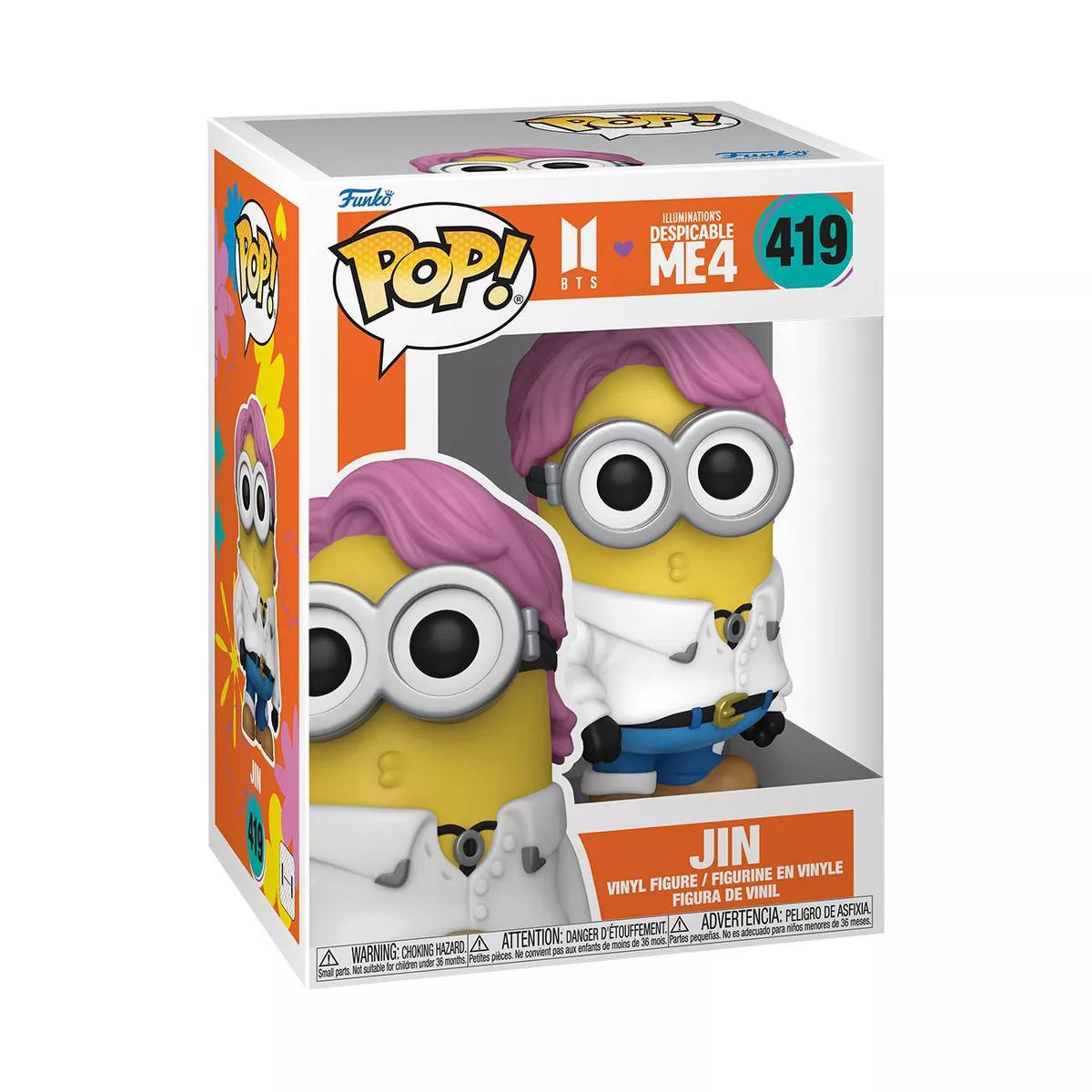 Funko Pop! Despicable Me 4 Pop BTS Collab Jin