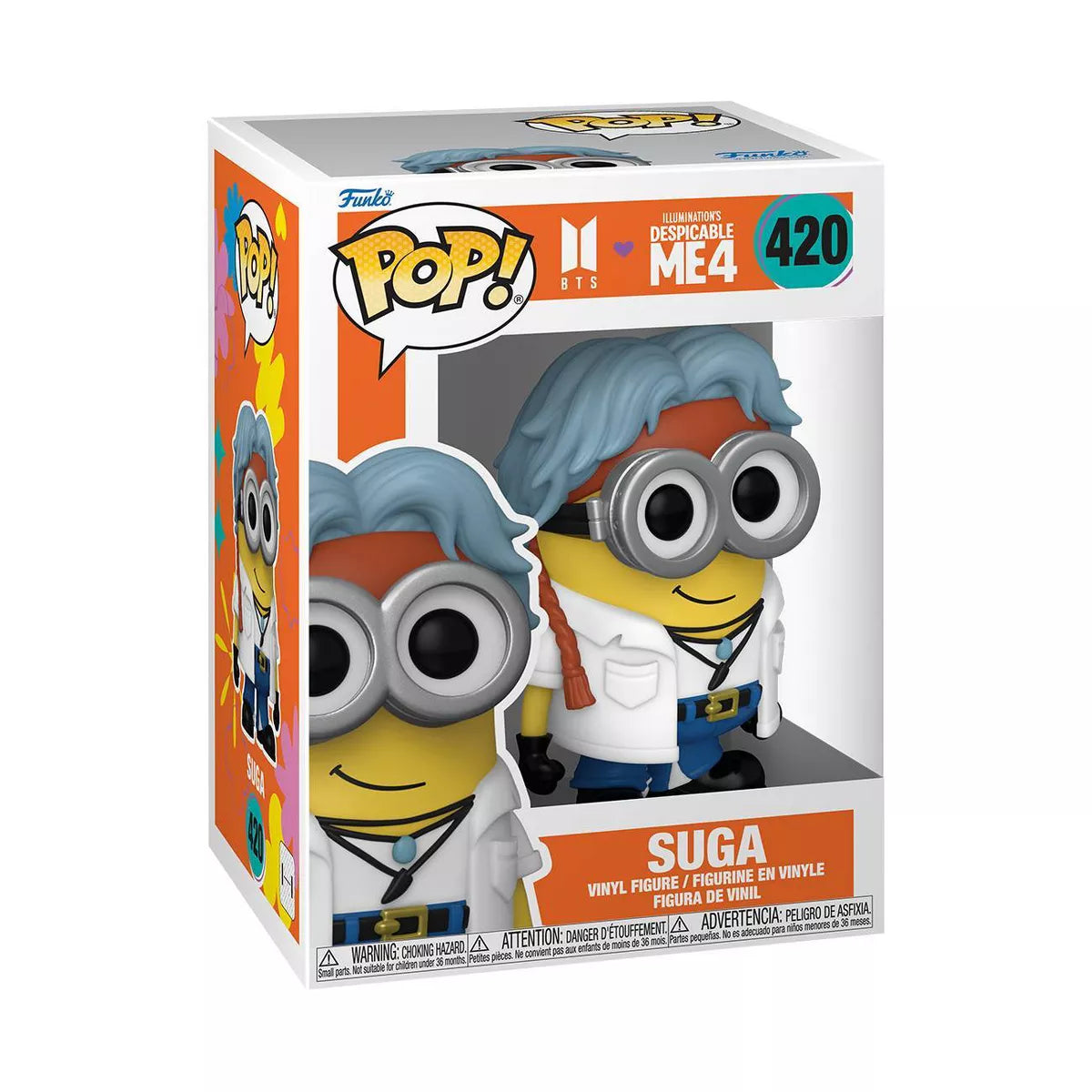 Funko Pop! Despicable Me 4 Pop BTS Collab SUGA