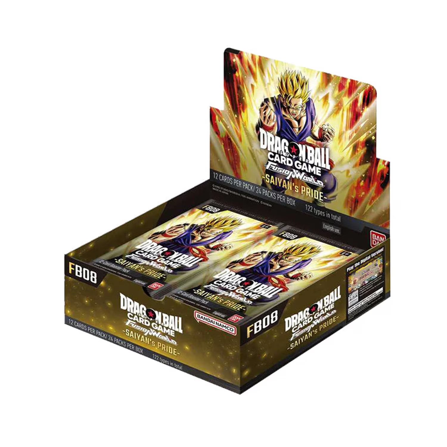 Dragon Ball Fusion World 08 Saiyan's Pride Booster Box (FB08)