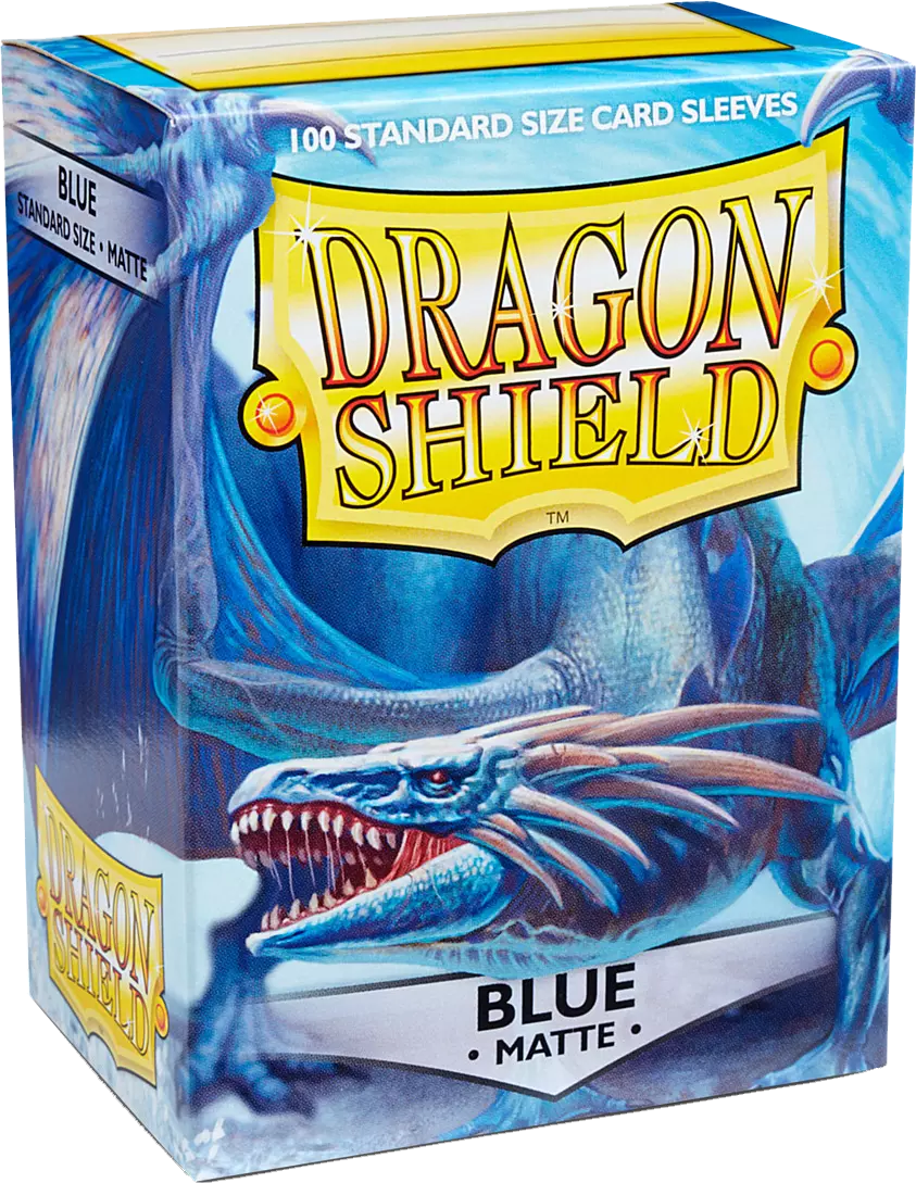 Dragon Shield Sleeves - Matte Blue