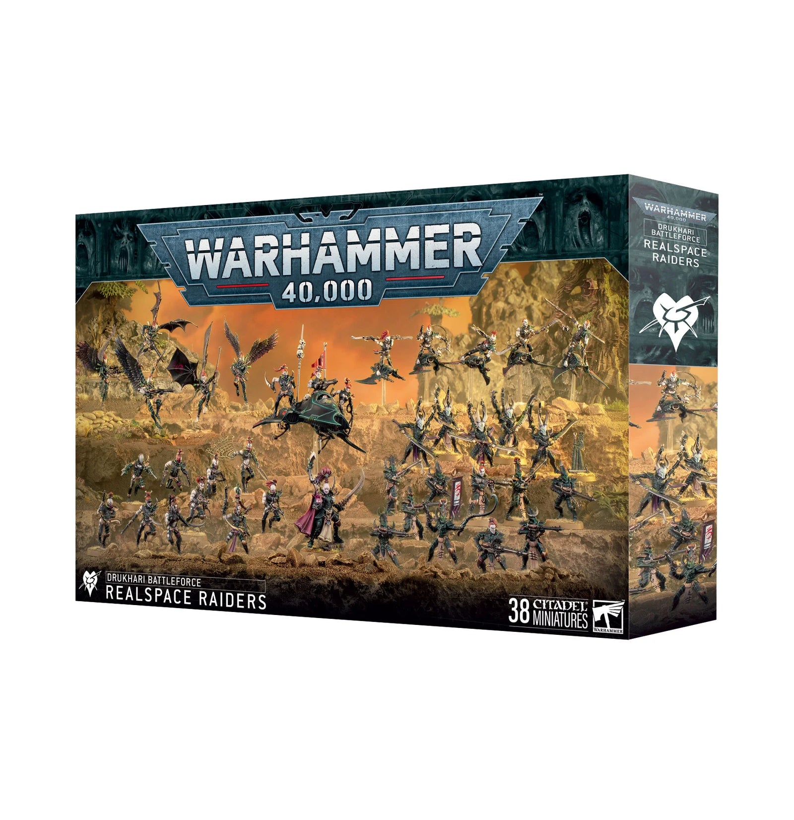 Warammer 40k Drukhari Realspace Raiders Battleforce Box