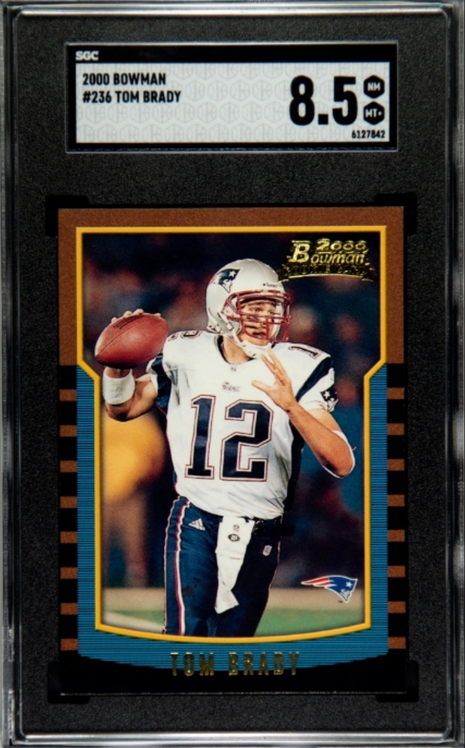 2000 Bowman Tom Brady #236 SGC 8.5