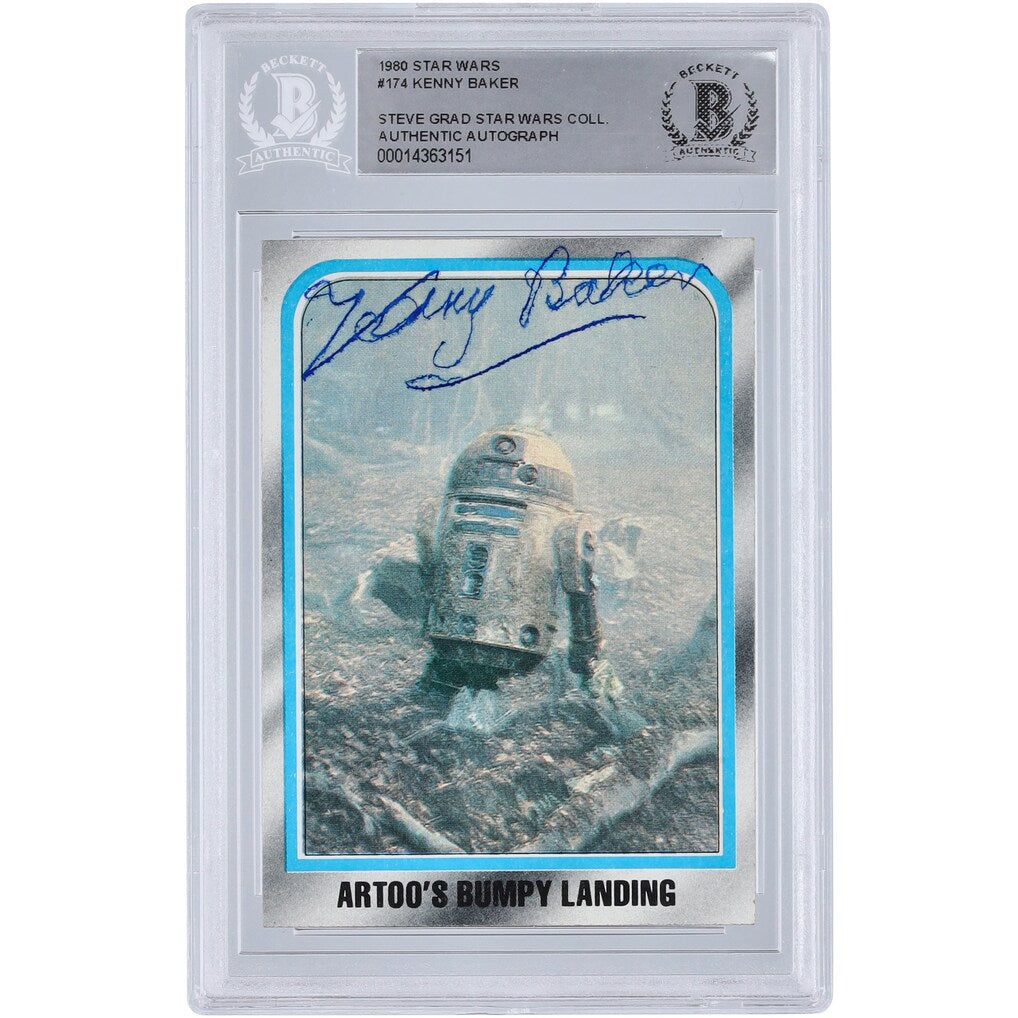 1980 Topps Star Wars Kenny Baker Auto The Empire Strikes Back #174 BGS Authentic