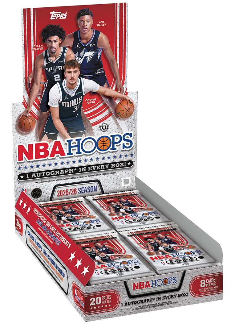2025-26 Topps NBA Hoops Basketball Hobby Box