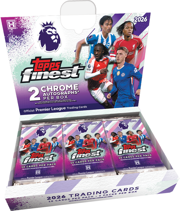 2025-26 Topps Finest English Premier League Soccer Hobby Box