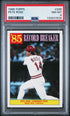 1986 TOPPS 206 PETE ROSE PSA 8 - front