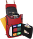ENHANCE Gaming Trading Card Storage Backpack Red