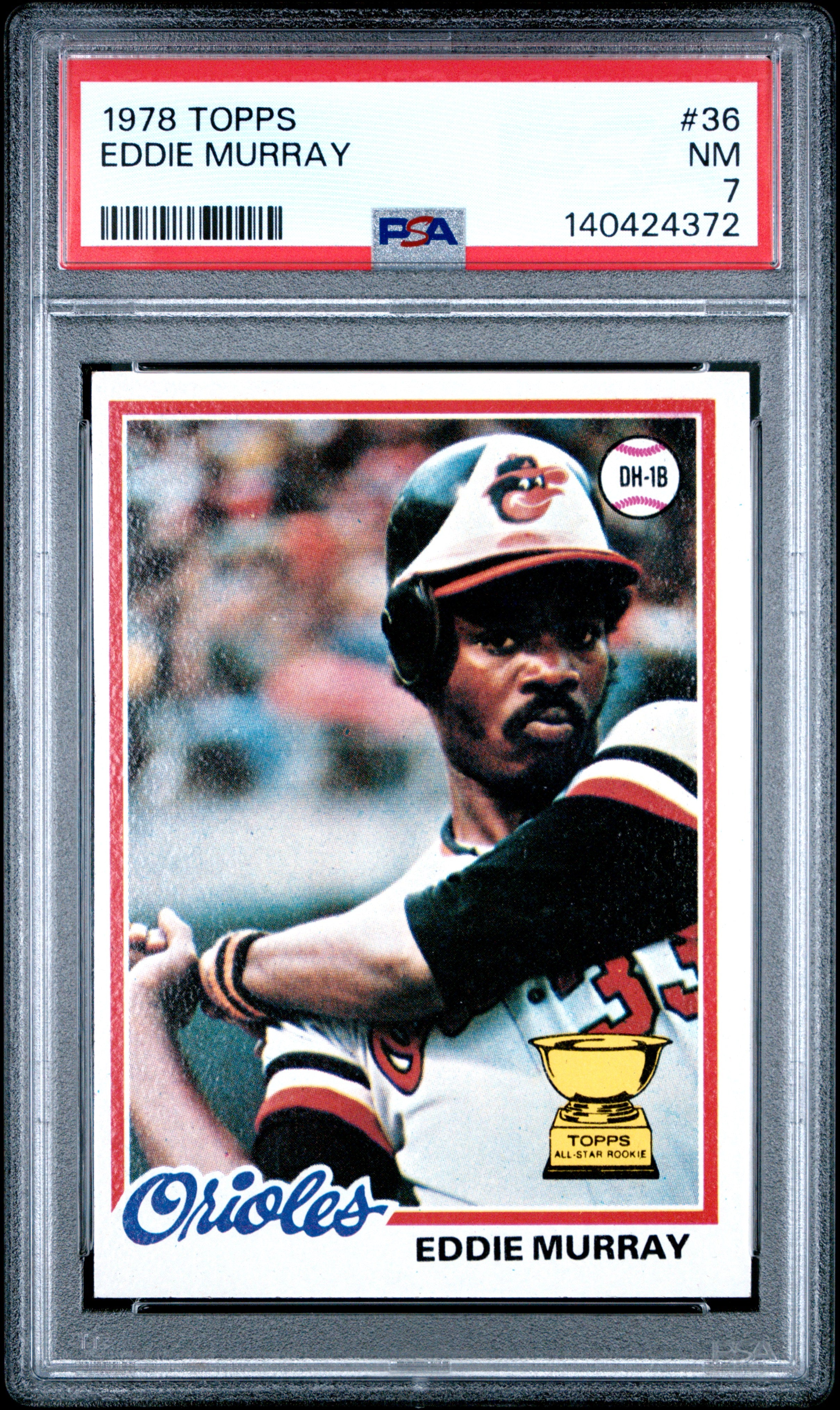 1978 Topps 36 Eddie Murray PSA 7
