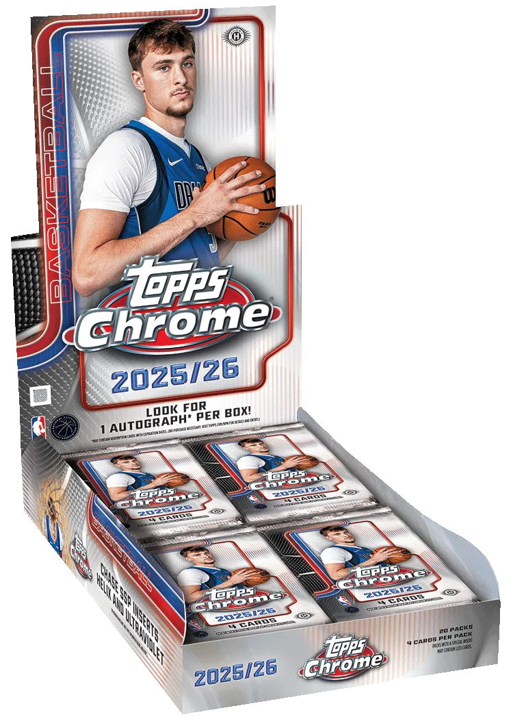 2025-26 Topps Chrome Basketball Mega Box
