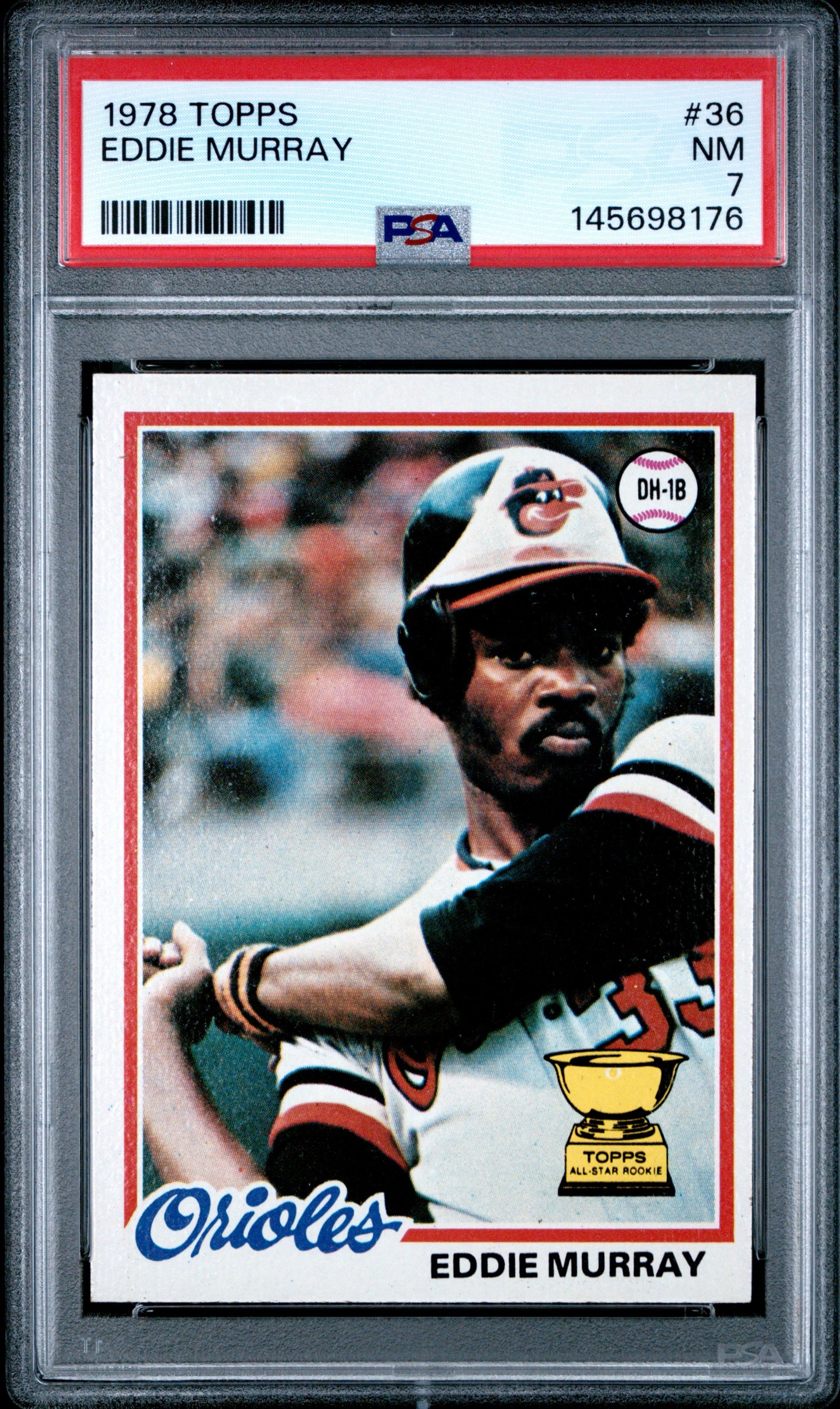 1978 Topps Eddie Murray RC PSA 7