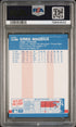1987 FLEER UPDATE U-68 GREG MADDUX PSA 8 - back