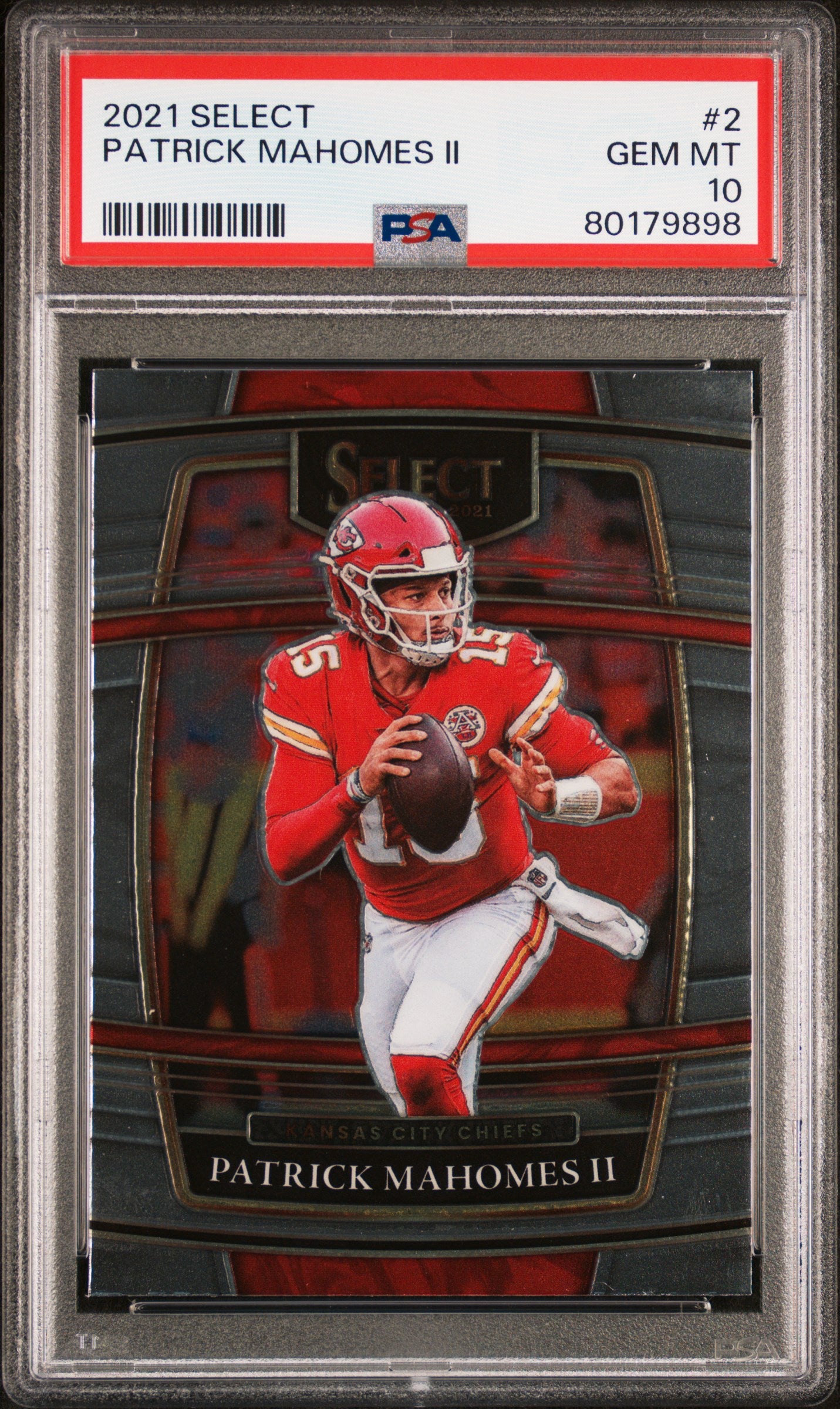 2021 Panini Select 2 Patrick Mahomes Ii  PSA 10
