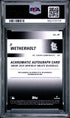 2025 BOWMAN DRAFT ACHROMATIC AUTOGRAPHS AA-JW JJ WETHERHOLT GREEN REFRACTOR PSA 8 - back