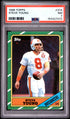1986 TOPPS 374 STEVE YOUNG PSA 7 - front