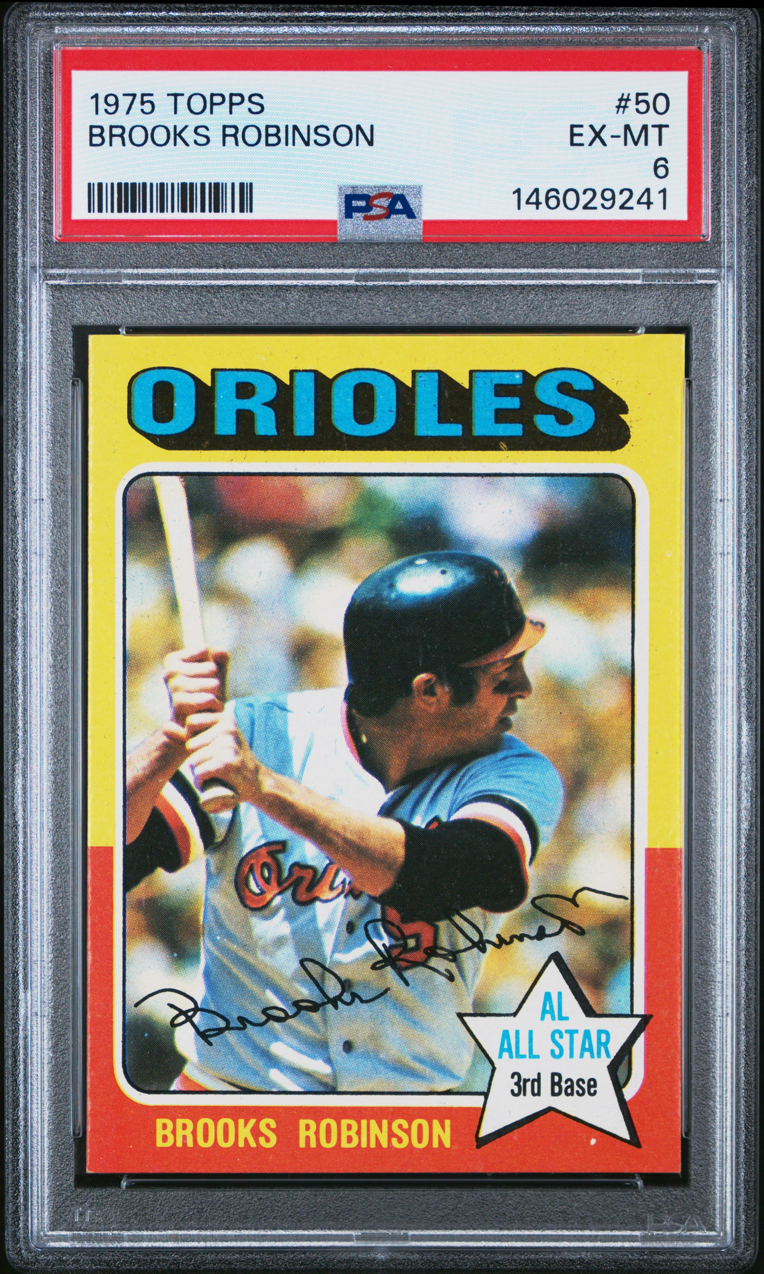 1975 Topps 50 Brooks Robinson PSA 6