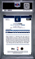 2025 TOPPS CHROME 251 COOPER FLAGG PSA 10 - back