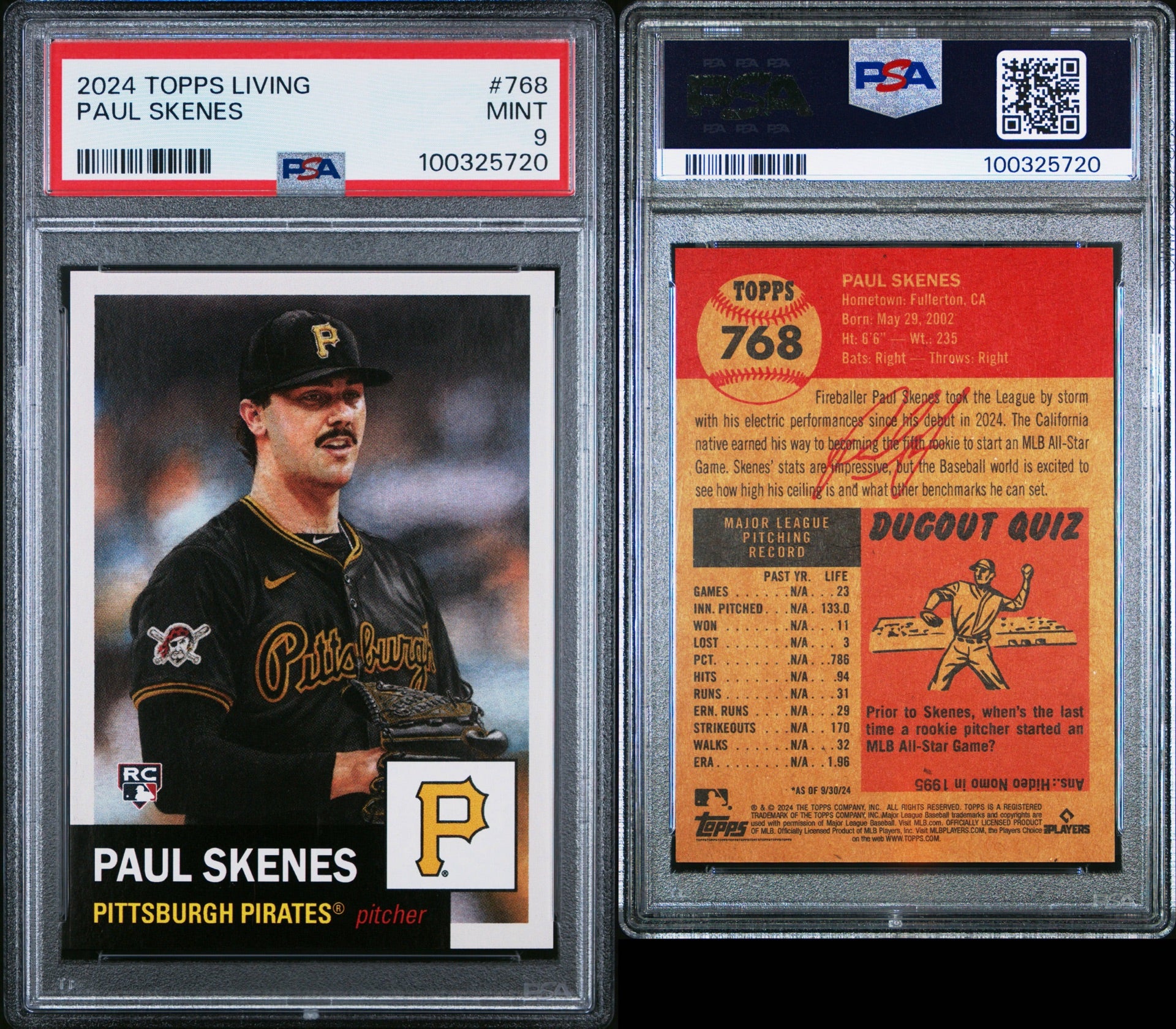 2024 Topps Living Paul Skenes #768
