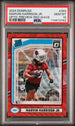 2024 Donruss Optic Preview Marvin Harrison Red Wave PSA 10