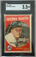 1959 Topps Mickey Mantle #10 SGC 3.5
