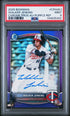 2025 Bowman Chrome Prospect Autographs Cpawj Walker Jenkins Purple Refractor PSA 9