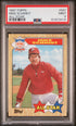 1987 TOPPS 597 MIKE SCHMIDT ALL-STAR PSA 9 - front
