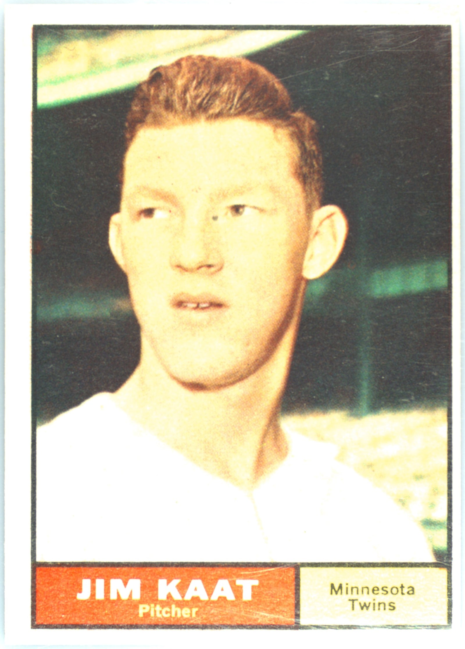 1961 Topps 63 Jim Kaat  PSA 6