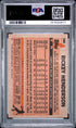 1983 TOPPS 180 RICKEY HENDERSON PSA 8 - back