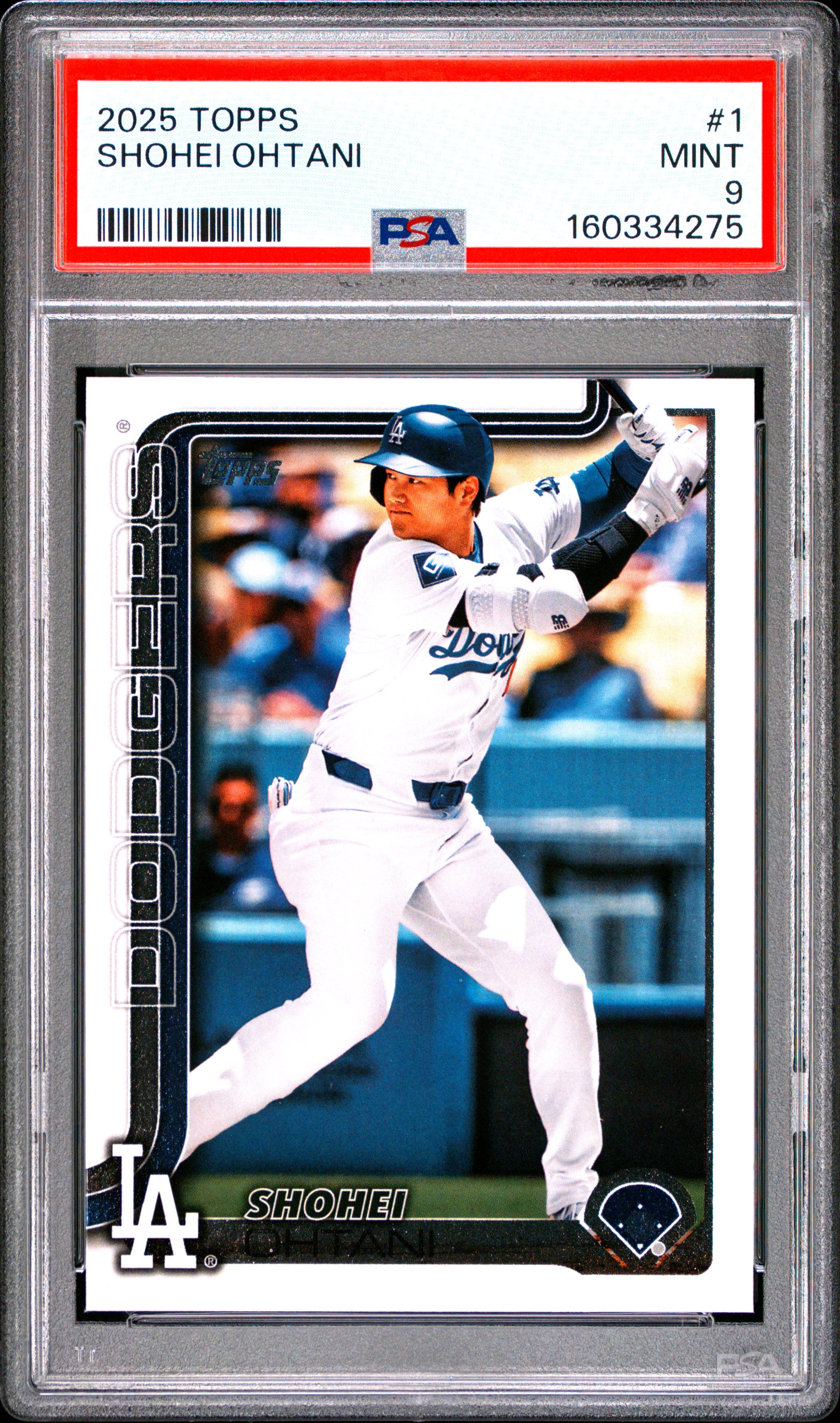 2025 TOPPS 1 SHOHEI OHTANI PSA 9 - front