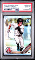 2019 BOWMAN DRAFT BDC125 CORBIN CARROLL CHROME-REFRACTOR PSA 10 - front