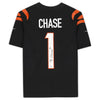 Ja'Marr Chase Cincinnati Bengals Autographed Black Nike Limited Jersey