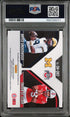 Panini 2025 Prizm Black Bryce Underwood/Tavien St. Clair DA-QB3 Dual Auto PSA 9