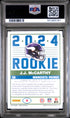 2024 Panini Score 35Th Anniversary Rookie 8 Jj Mccarthy  PSA 10