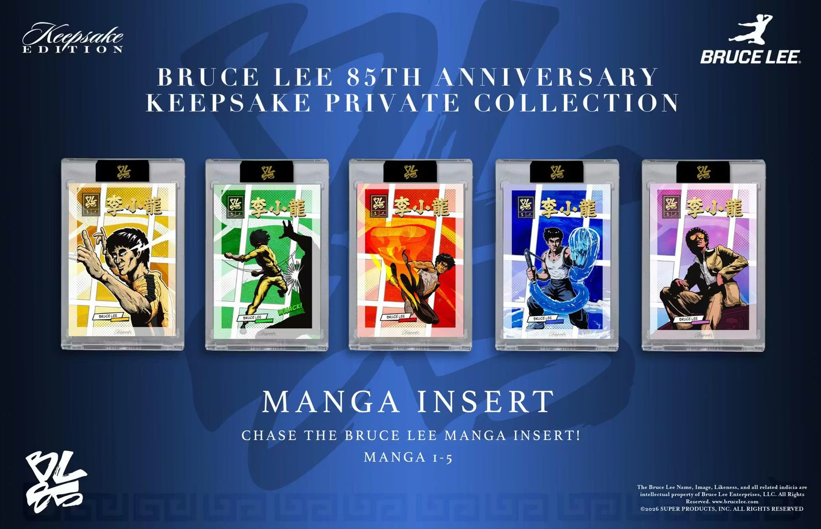 Keepsake Bruce Lee 85th Anniversary Private Collection Hobby Box