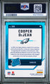 2024 Panini Donruss #305 Cooper DeJean Optic Preview-Red Pandora card graded PSA 10