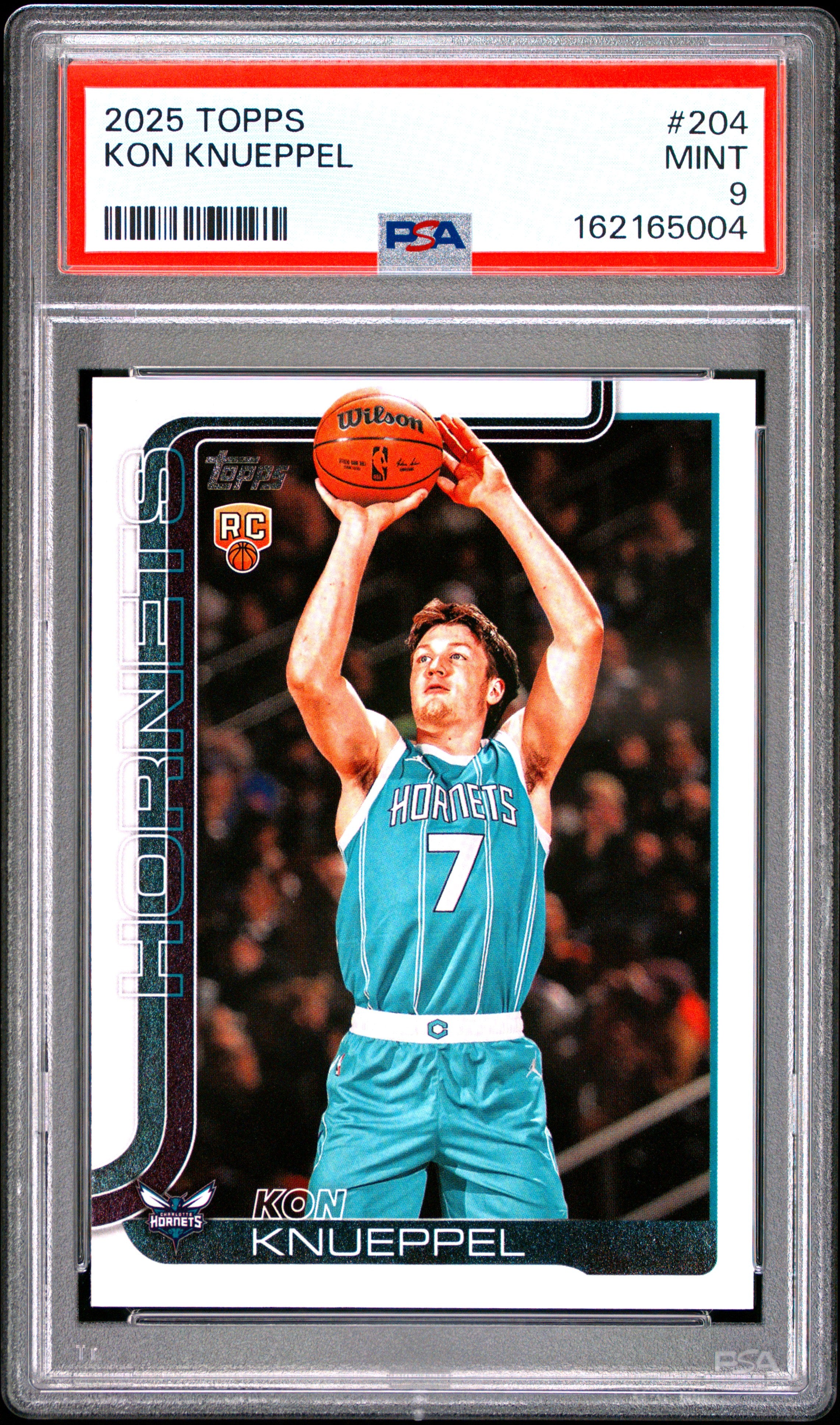 2025 TOPPS 204 KON KNUEPPEL PSA 9 - front