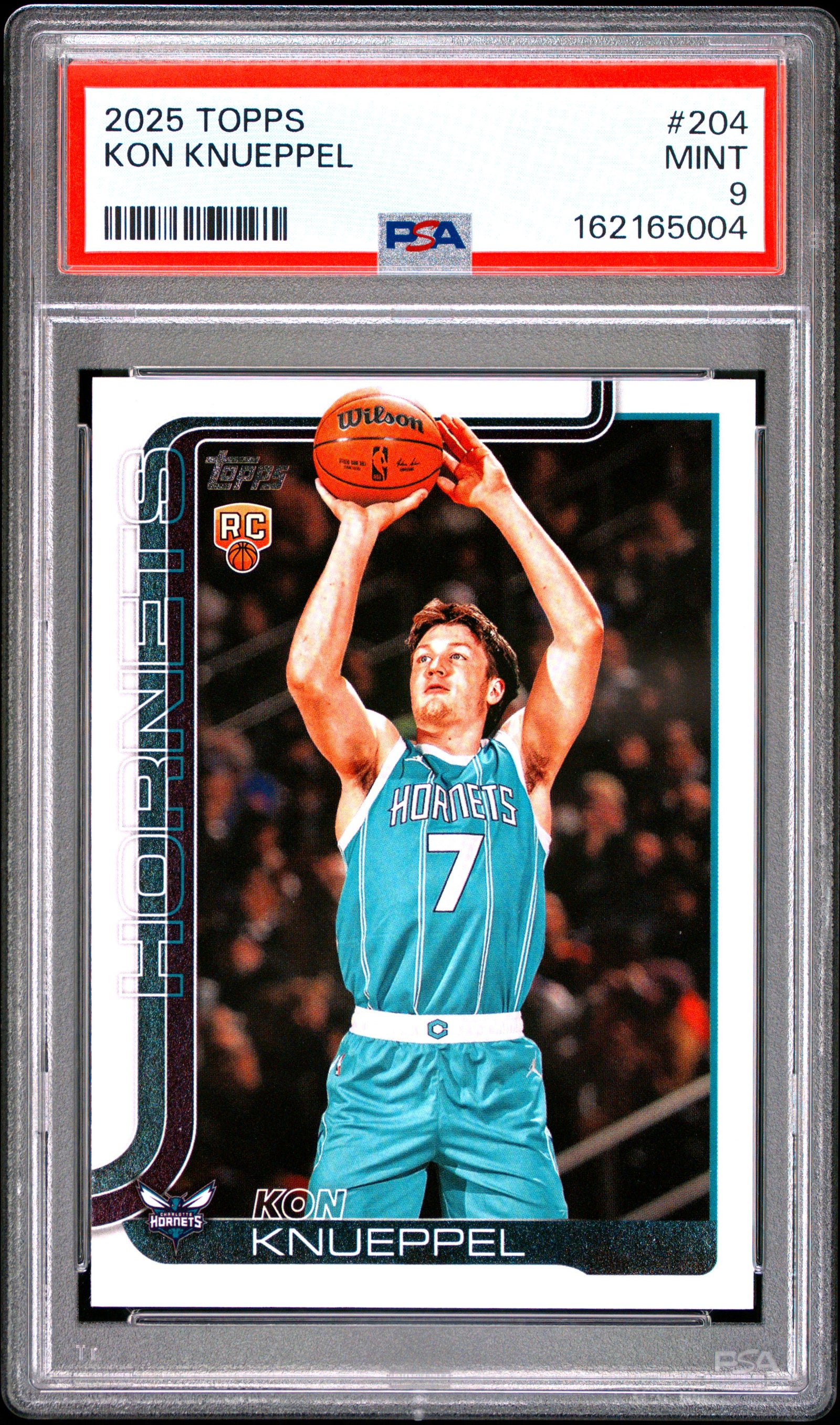 2025 TOPPS 204 KON KNUEPPEL PSA 9 - front