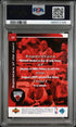 1998 UPPER DECK OVATION SUPERSTARS OF THE COURT C1 MICHAEL JORDAN PSA 7 - back