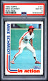 1982 TOPPS 101 MIKE SCHMIDT IN ACTION PSA 8 - front