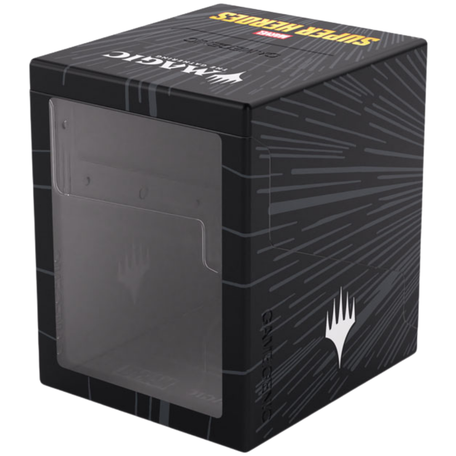 MTG Marvel Super Heroes Deck Box - Bastion Comic Burst Black 100+ XL