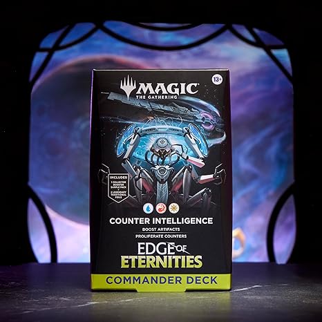 MTG: Edge of Eternities Commander Deck Bundle 2 of Each Deck (2 World Shaper + 2 Counter Intelligence)