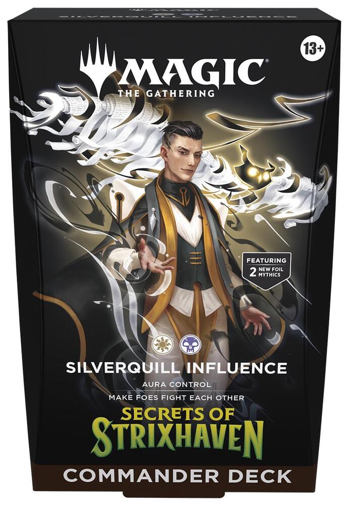 MTG: Secrets of Strixhaven Silverquill Influence Commander Deck