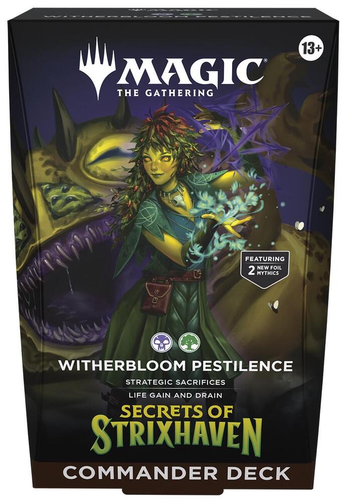 MTG: Secrets of Strixhaven Witherbloom Pestilence Commander Deck