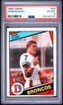 1984 TOPPS 63 JOHN ELWAY PSA 6 - front