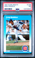 1987 FLEER UPDATE U-68 GREG MADDUX PSA 7 - front